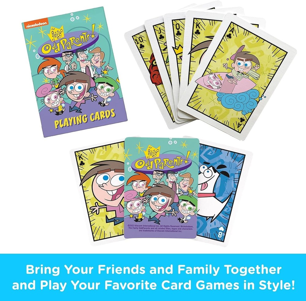 Fairly Odd Parents Playing Cards