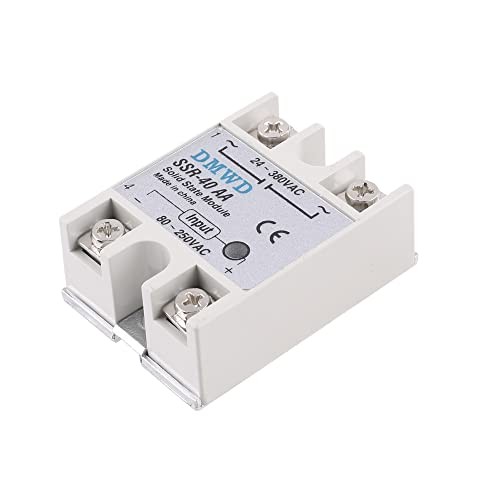 SSR-40AA Solid State Relay AC to AC (Input 80-250V AC Output 24-380V AC) with