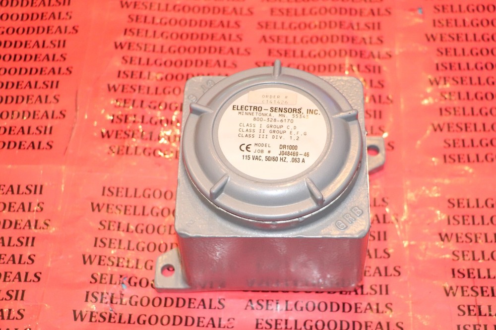 Electro-Sensors DR1000 Digital Speed Switch New