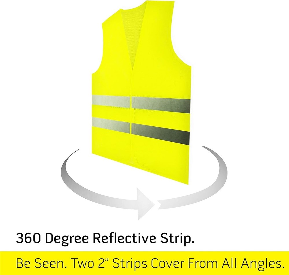 Multipurpose Reflective Vests - 20 Count