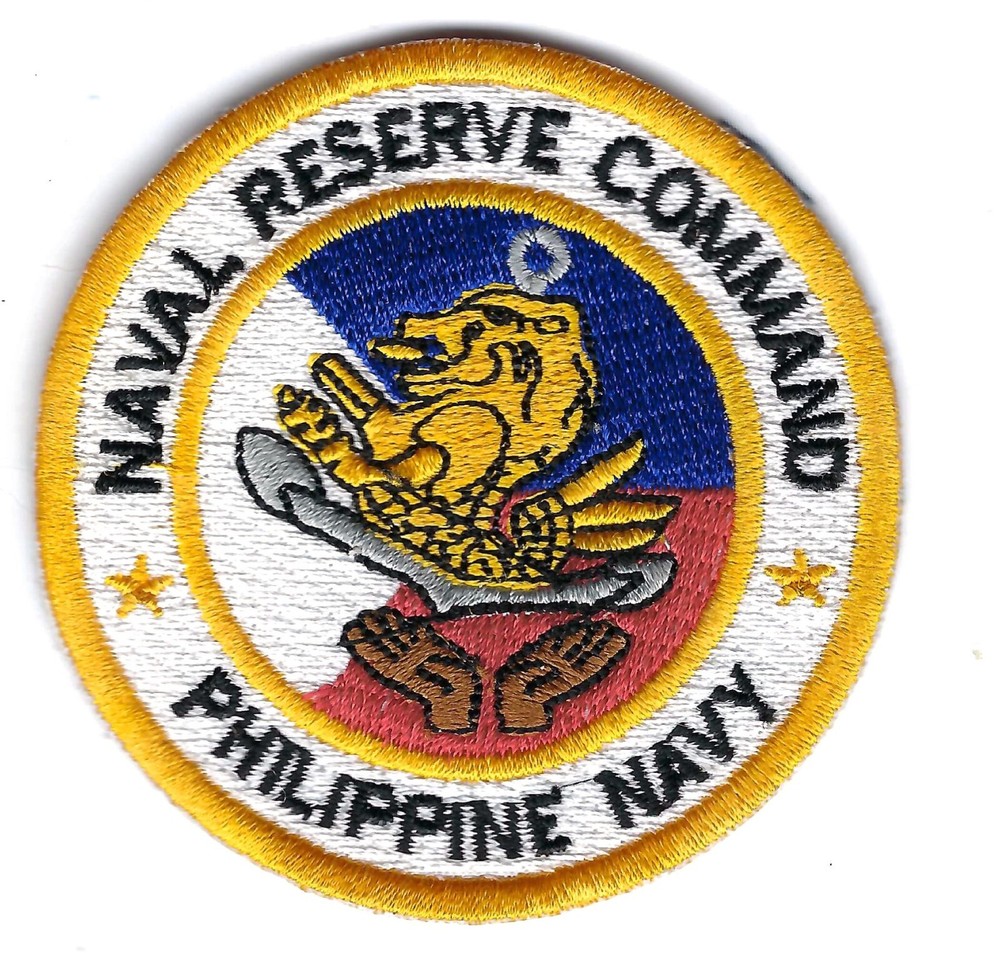 Philippine Philippines Navy PN Naval Reserve Command Embroidered Sleeve Patch