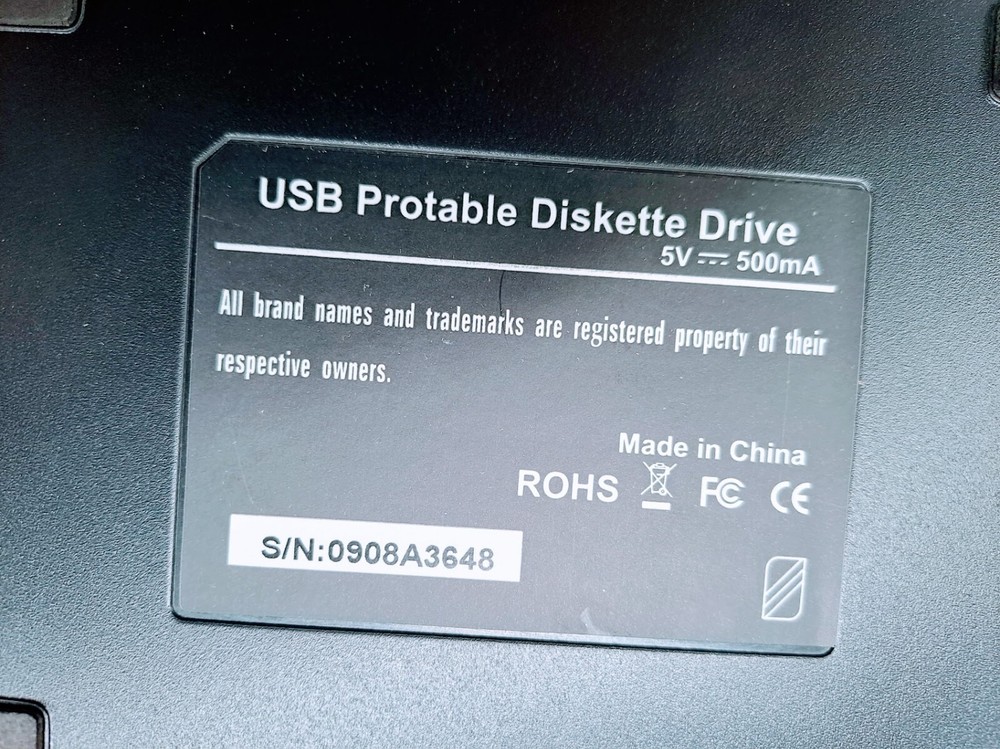 Lot of 2 USB Protable Diskette drive