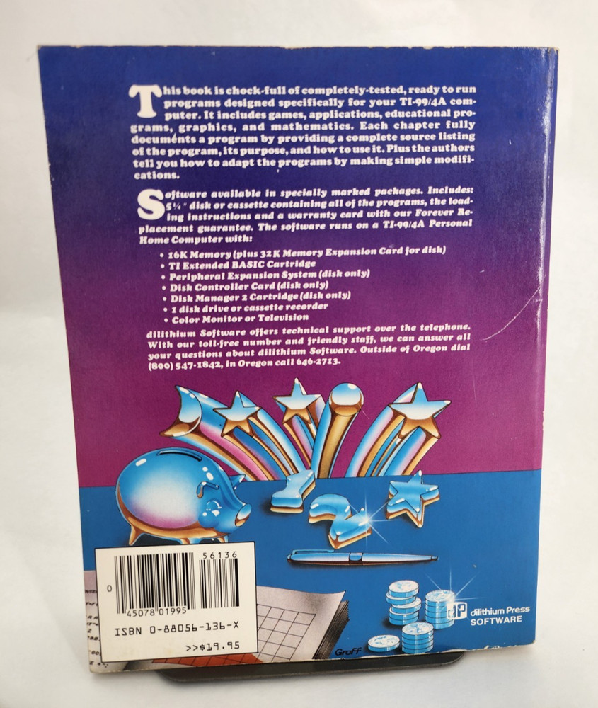 32 Basic Programs for the TI 99/4a Computer: Programs for TI 1984 paperback