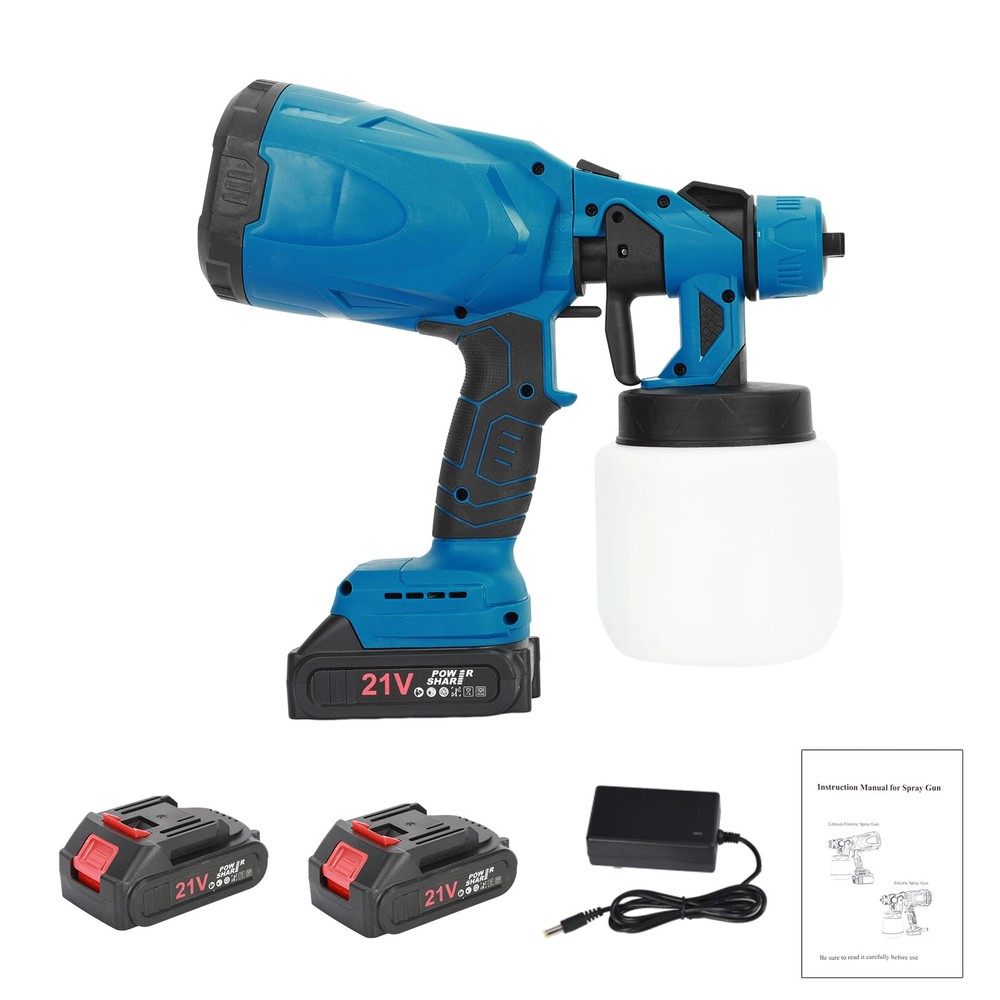 1 Set Mini Paint Sprayer Ergonomic Handle Long-Spray Distance 3 Spray Patterns
