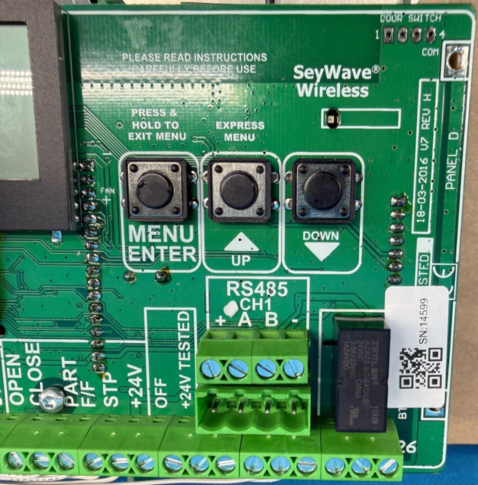 BTR Controls DG-MINI DGM-12211-N Variable Speed Door Controller 120V 1PH