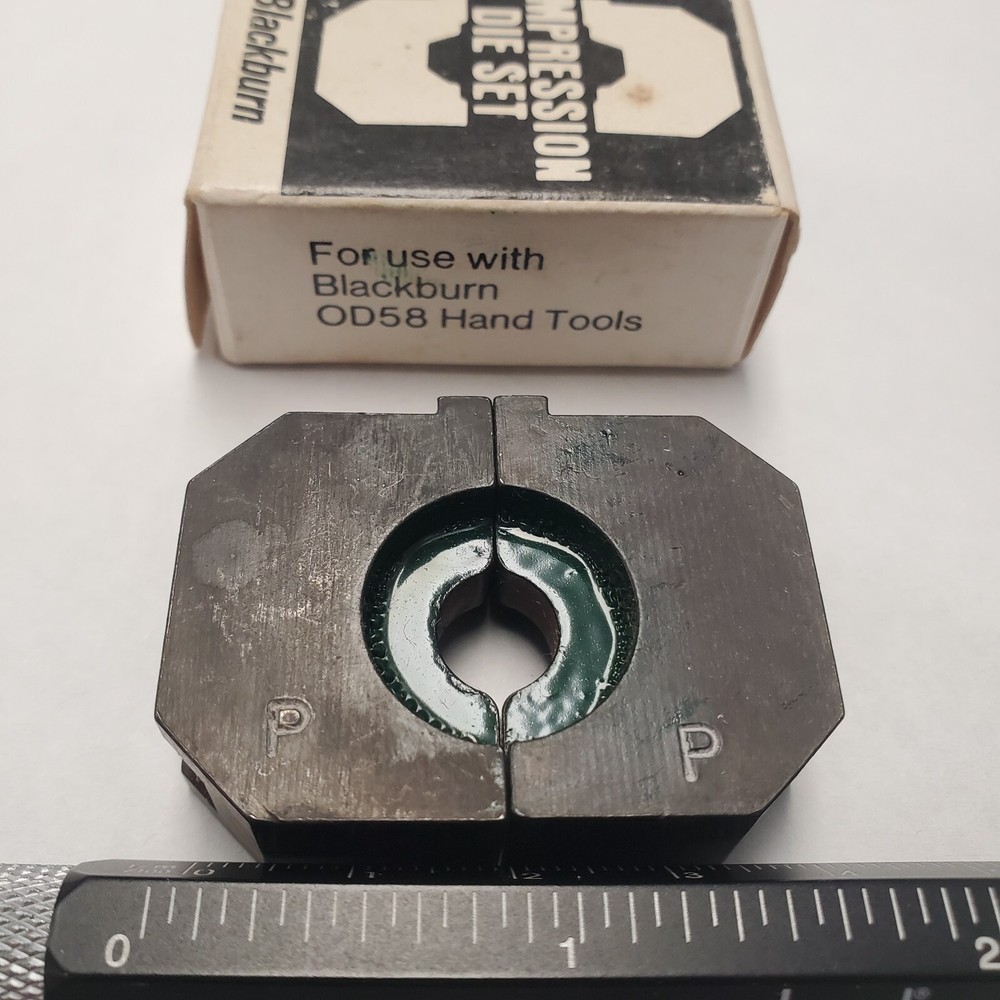 Blackburn BY53C Compression Die Set P Green NEW