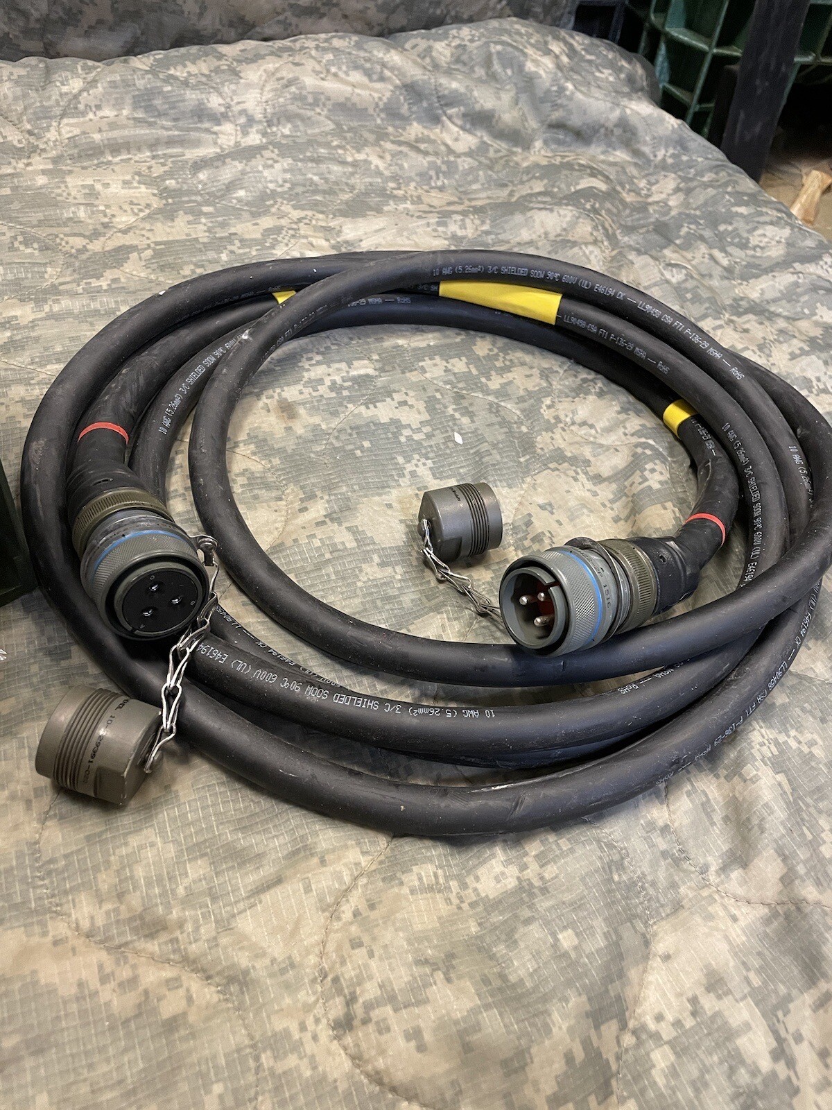 USMC POWER SUPPLY PP-8474/G MILITARY RADIO 24 18-30 VOLT DC 60A SINCGARS w Cable