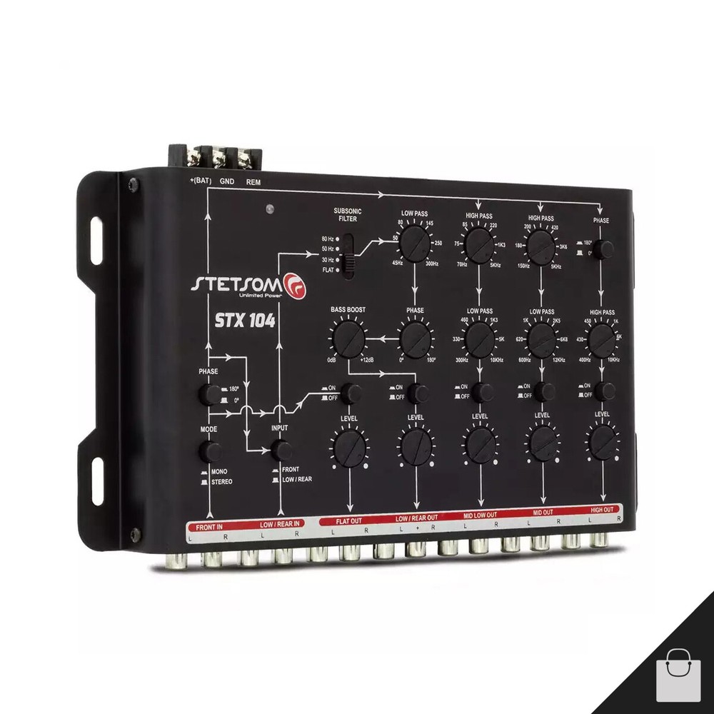 Stetsom STX 104 Crossover DSP Equalizer Digital Audio Processor 3-5 Day Delivery