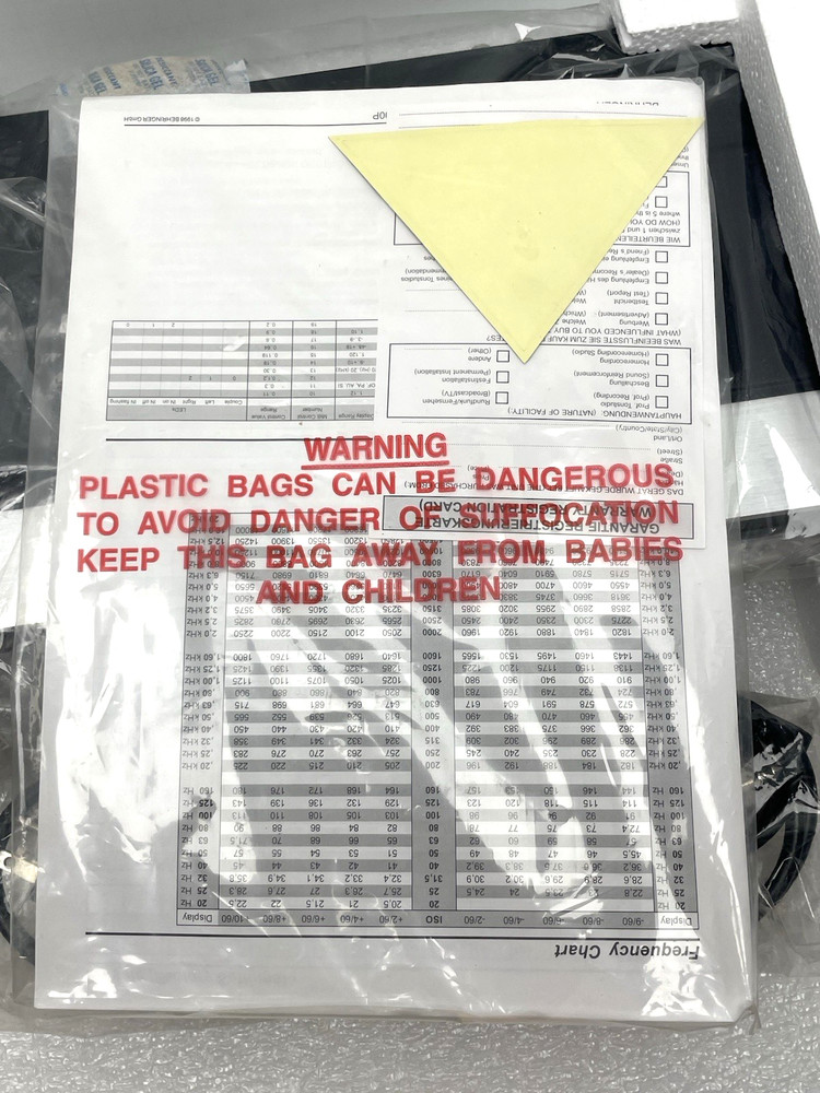 MINT BEHRINGER FEEDBACK DESTROYER PRO PARAMETRIC EQ DSP 1100P