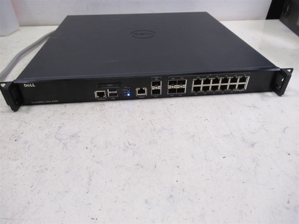Dell Sonic Wall NSA 3600 Firewall Security Appliance