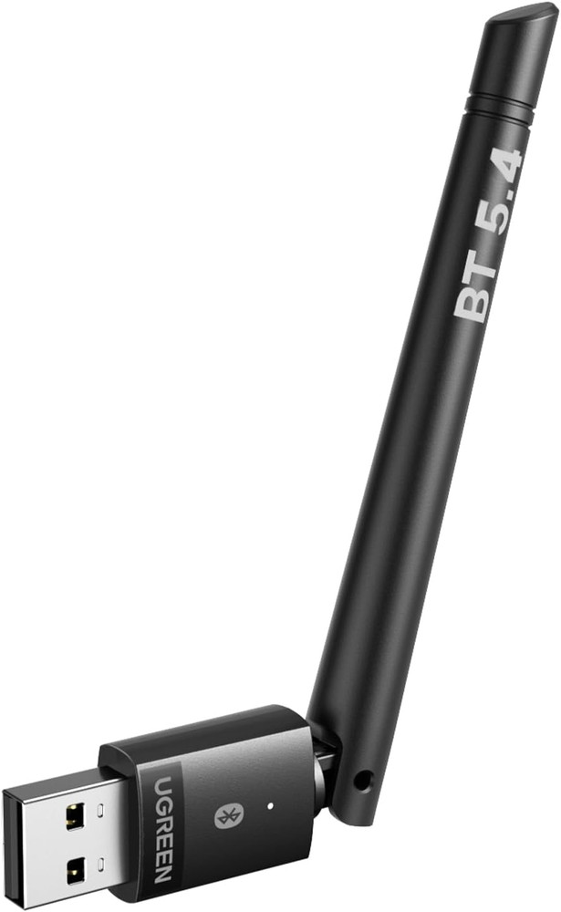 UGREEN Bluetooth Adapter for PC, Bluetooth 5.4 Long Range Dongle Receiver EDR &
