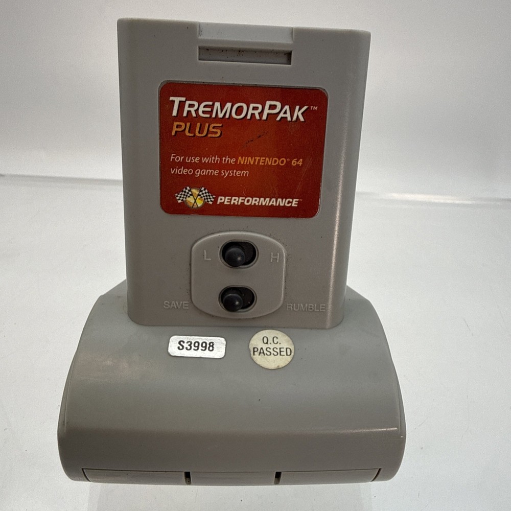 TremorPak Plus for Nintendo 64 Performance Rumble Pack N64 Game Console system