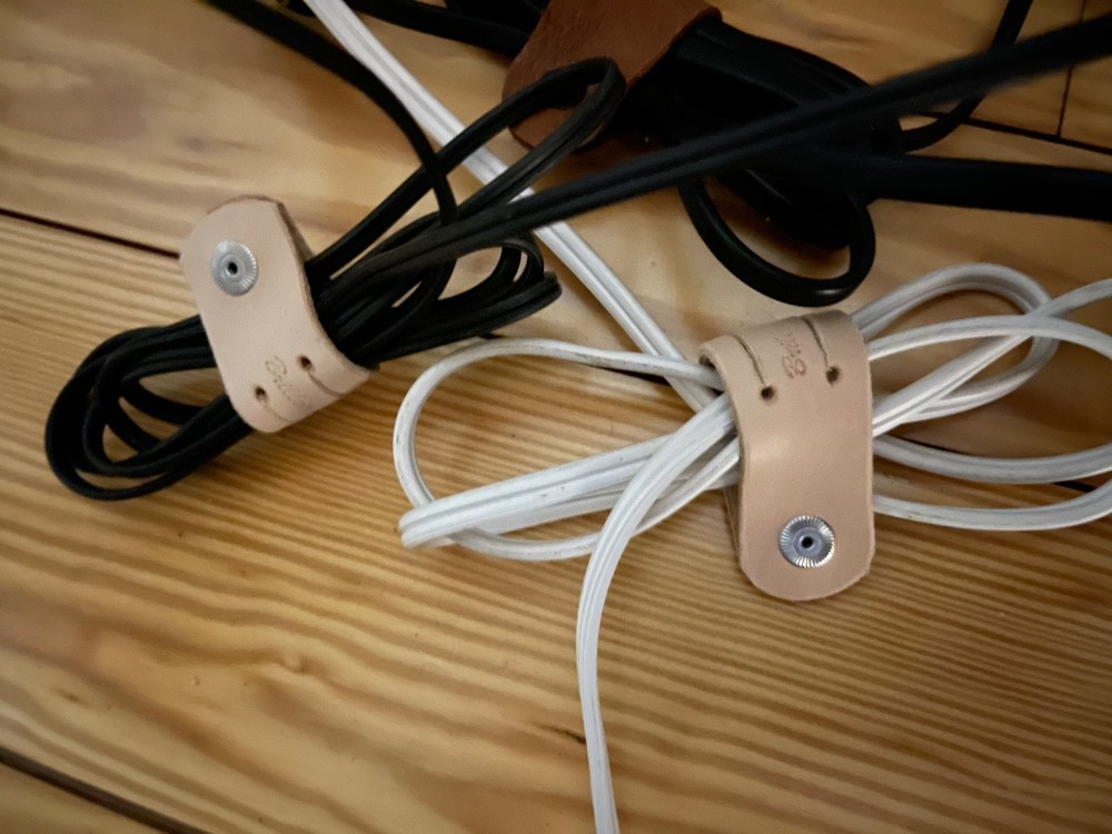 Wire Organizer - 3 pack - Leather