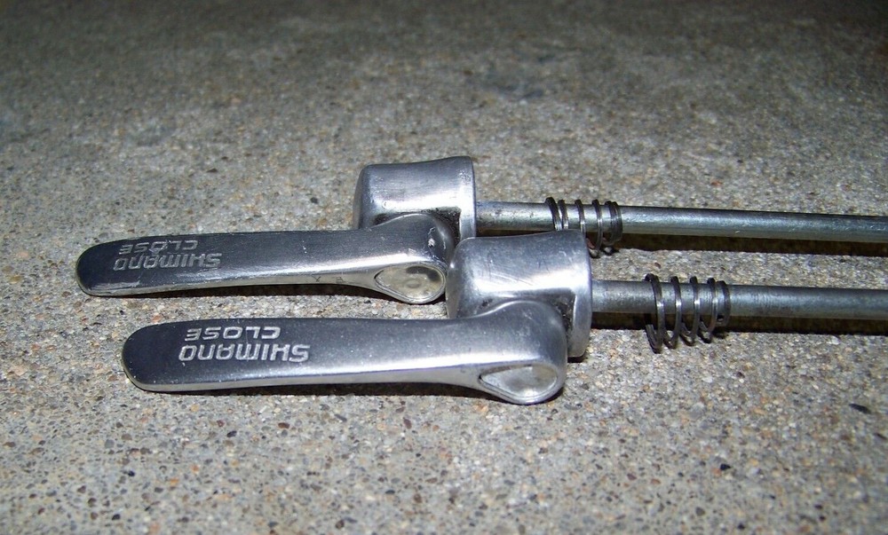 Vintage Shimano Quick Release/ Skewer Set
