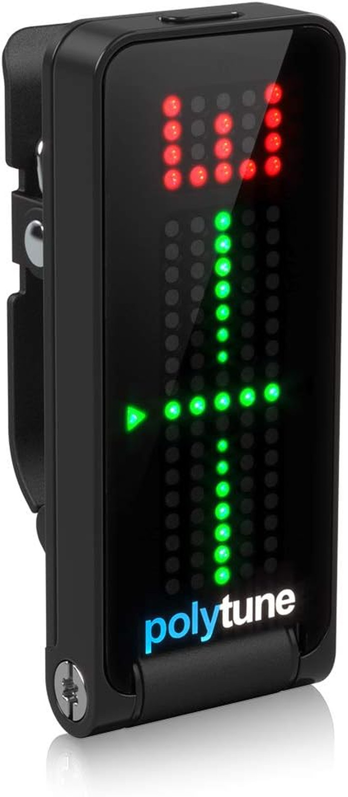 POLYTUNE CLIP Clip-On Tuner with Polyphonic, Strobe and Chromatic Modes and 108