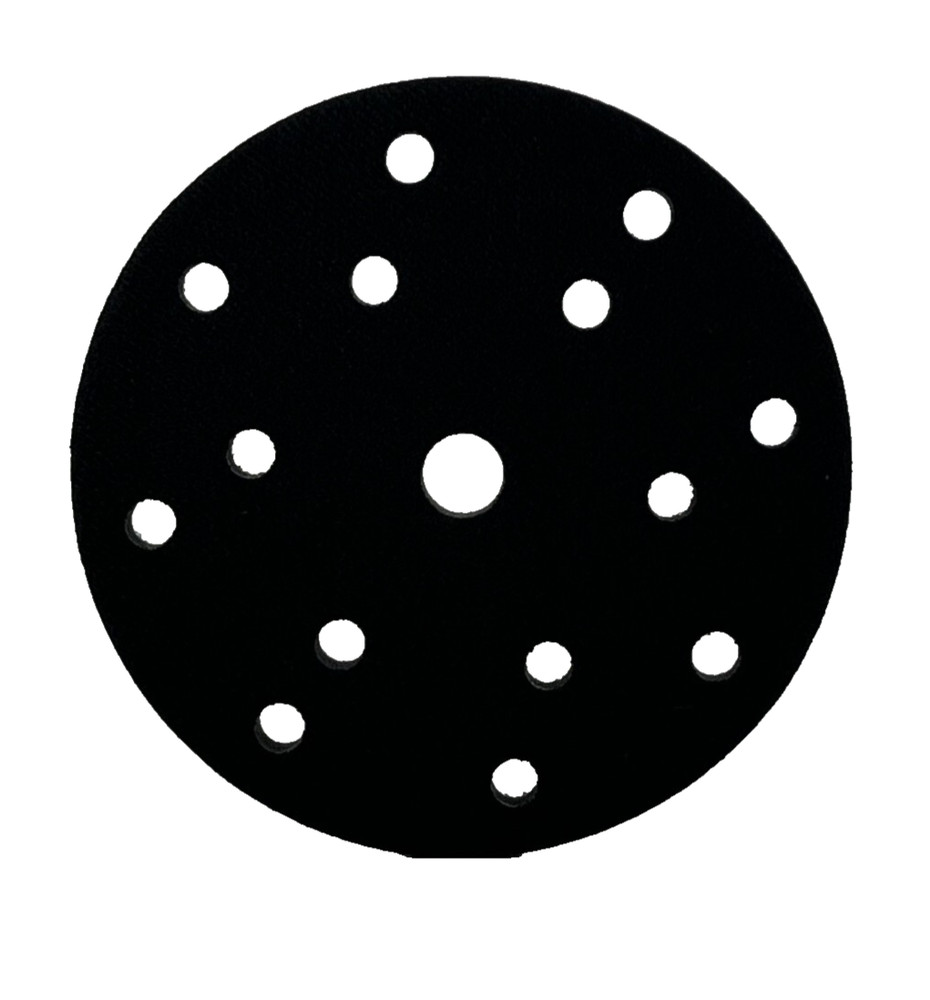 6 Inch 15 Holes Hook & Loop Soft Sponge Cushion Interface Buffer Pad, 5 Pcs