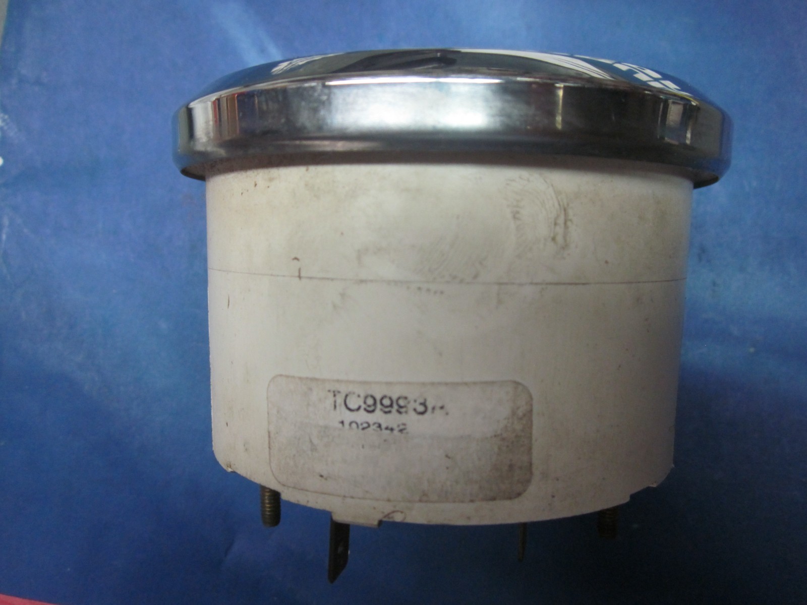 Euro White 4" Tachometer+Systemcheck 7000 RPM Gas for Johnson/Evinrude Outboard