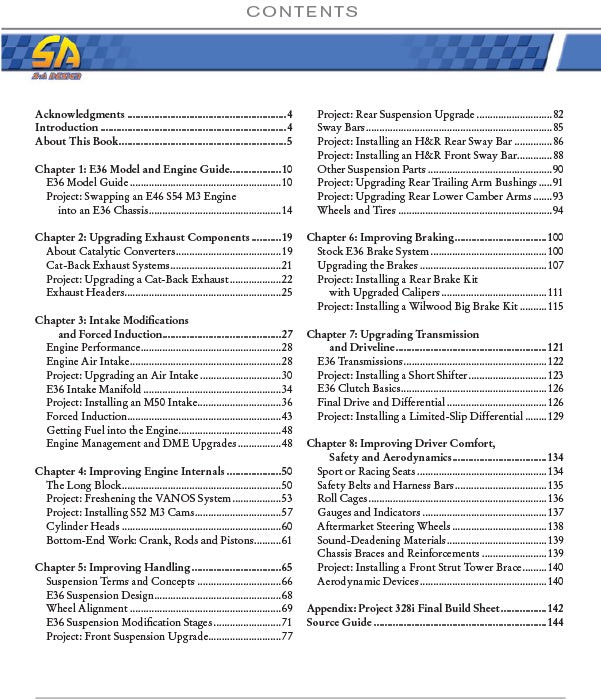 BMW E36 3-Series (1992-1999) Modify for Performance: Upgrades & Tips - Used Book