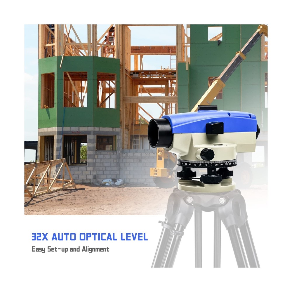Automatic Level 32X Optical Transit Survey Auto Level High Precision Level Ga...