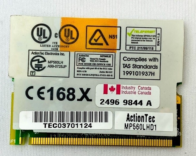Dell 06158U Modem Card