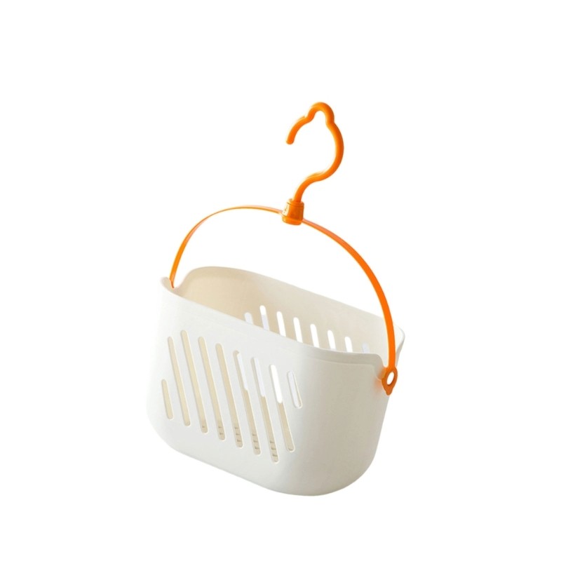 Hanging Bathroom Basket Ventilated Plastic Container For Shower Accessories