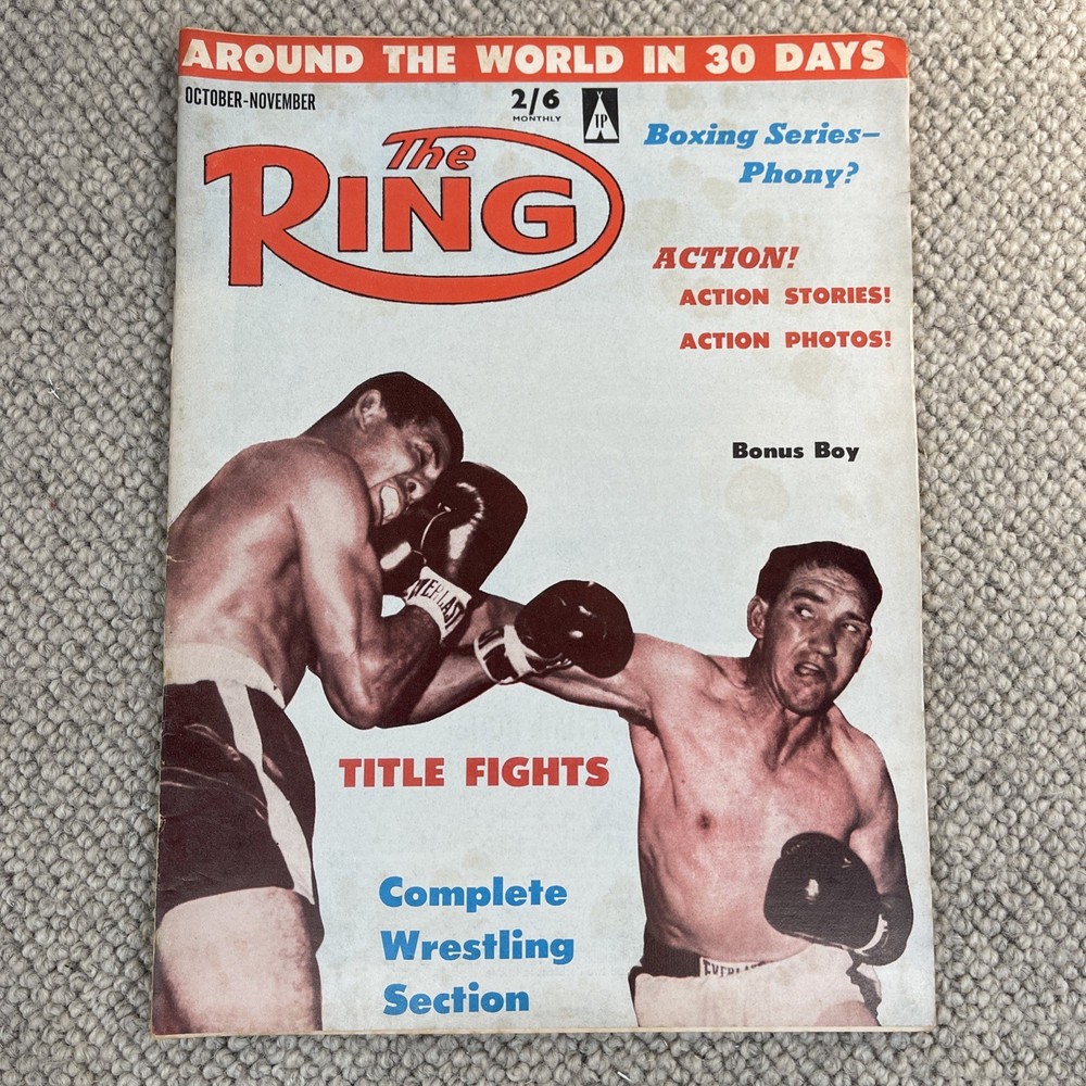 1961 The Ring Boxing Magazine FULL YEAR Bundle X 12 Issues Muhammad Ali