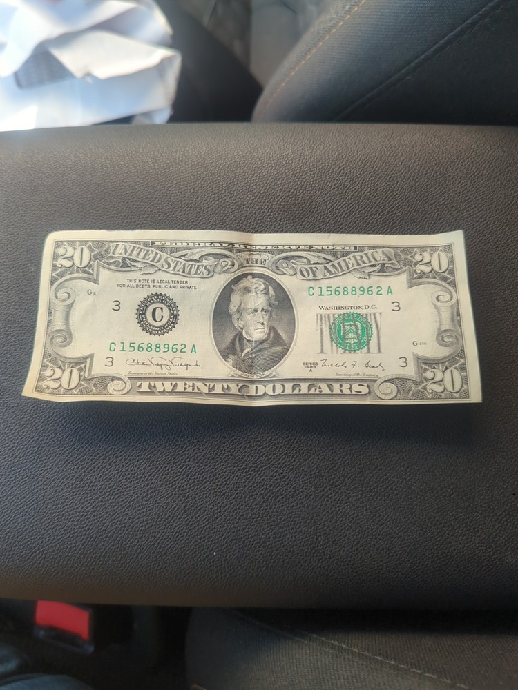 1988 $20 bill miscut