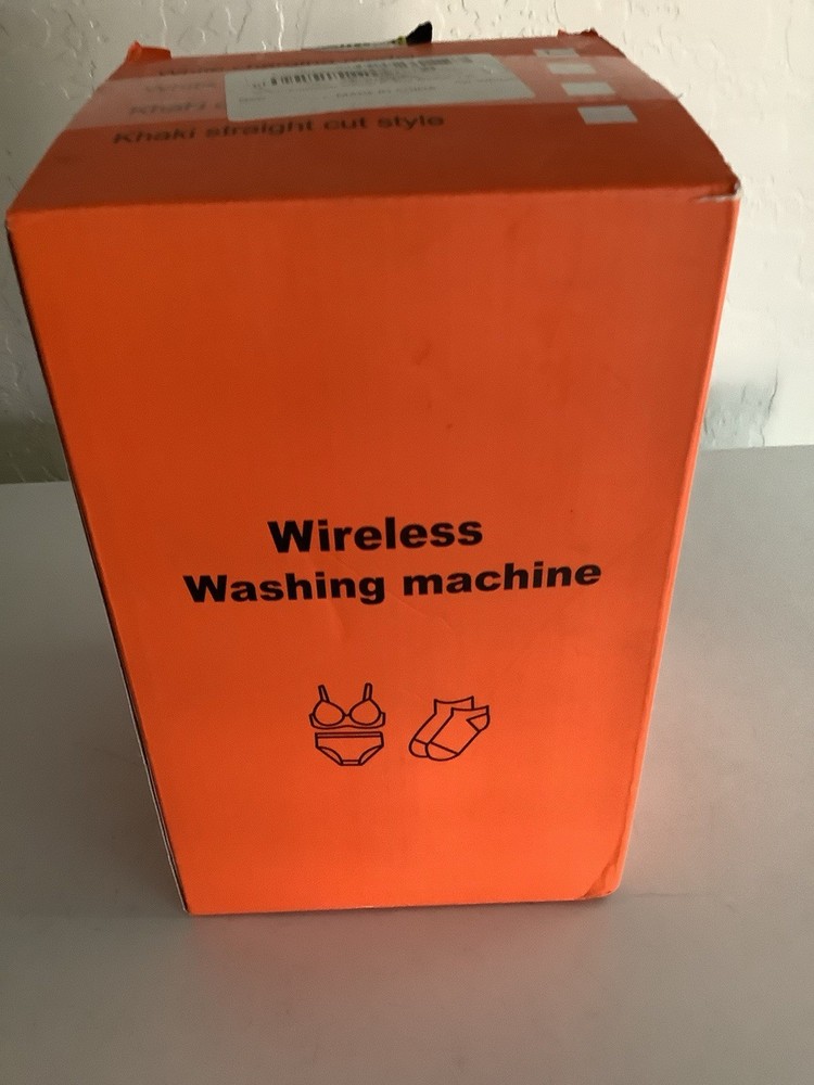 Portable Wireless Mini Wash Machine. USB Rechargeable Open Box