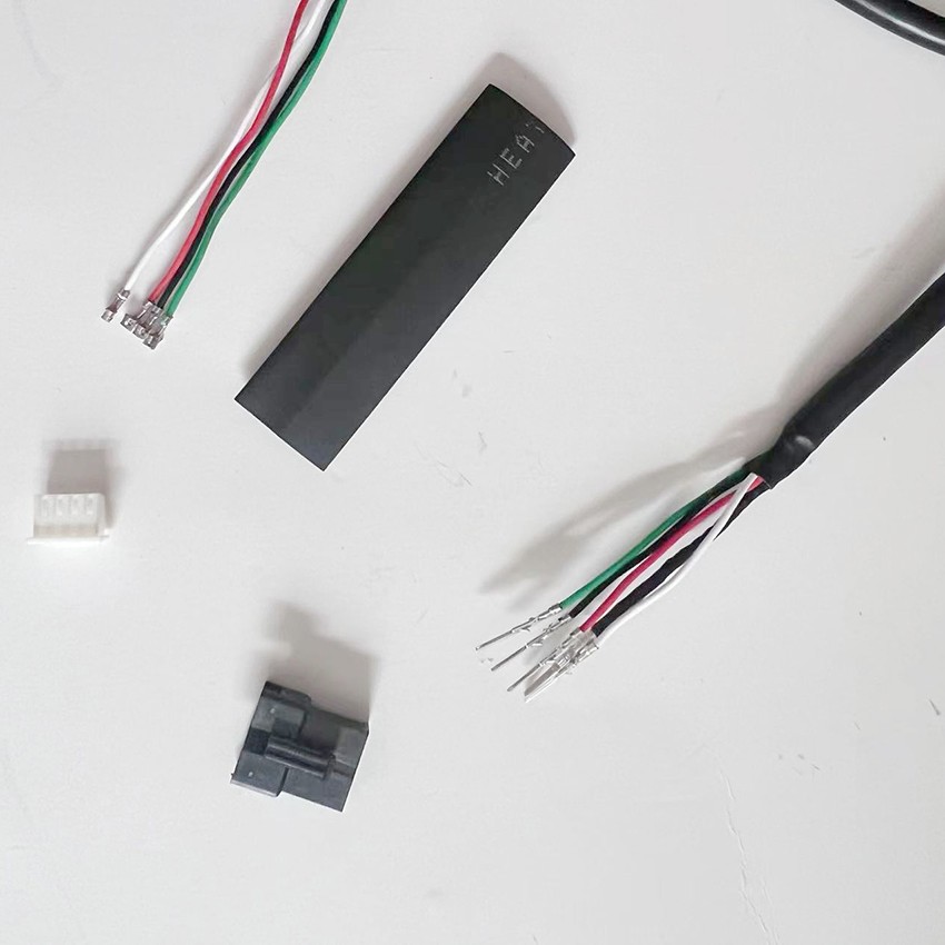 Microphone Spring-wired Microphone Cable with Internal Wires Swing Cable for LR