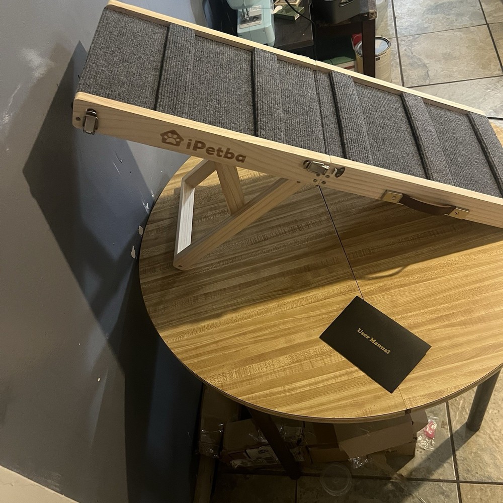 iPetba Dog Ramp for Bed, Couch, Foldable