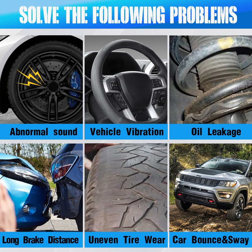 Front (2) Complete Strut & Coil Spring Assembly For Nissan Rogue 2008-2012