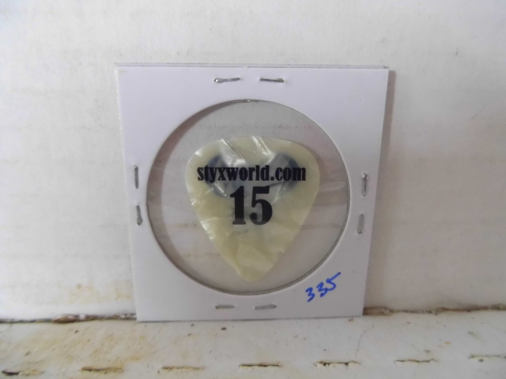 STYX "JAMES YOUNG" 2015 GUITAR PICK~READ DESCRIPTION #23~1