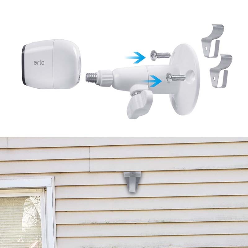 HOLACA Vinyl Siding Hooks for Home Security Camera Siding Mount for Arlo Pro