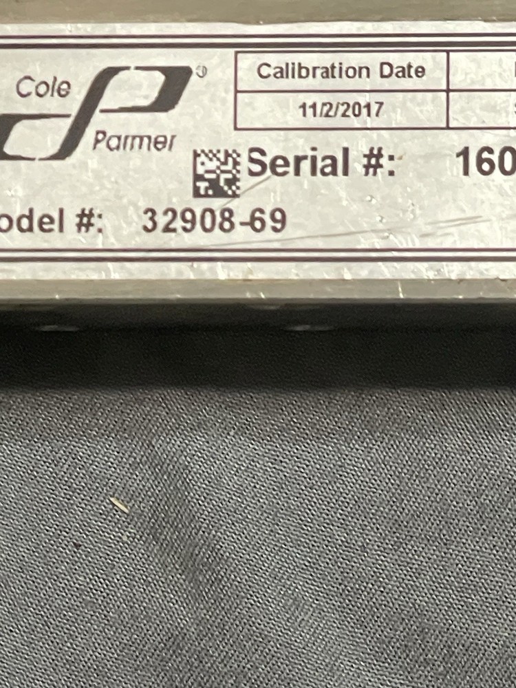 Cole Parmer 32908-69 Digital Proportional Flow Meter / Controller w/Remote Pack