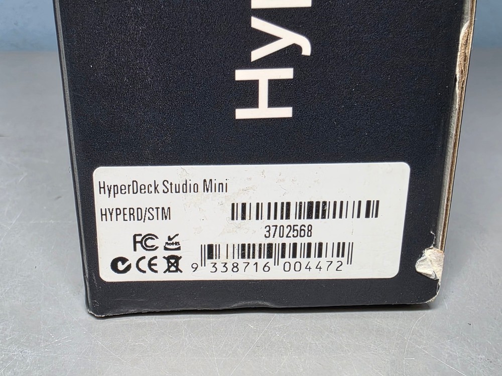 Blackmagicdesign HyperDeck Studio Mini Broadcast Deck Dual SD & UHS-II Card Read