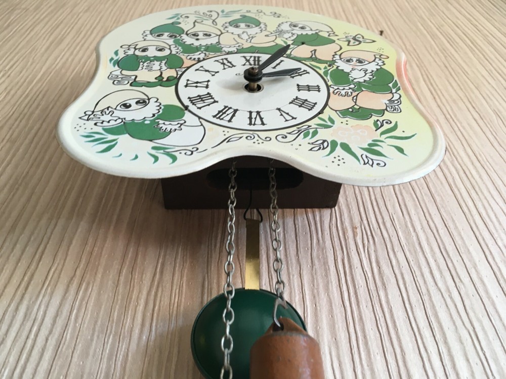 Vintage Clock Soviet Mechanical Clock Working Soviet CLOCK Soviet Wall Clock