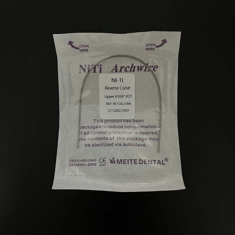 10Pack Dental Orthodontic Super Elastic Reverse Curve NITI Arch Wire Rectangular