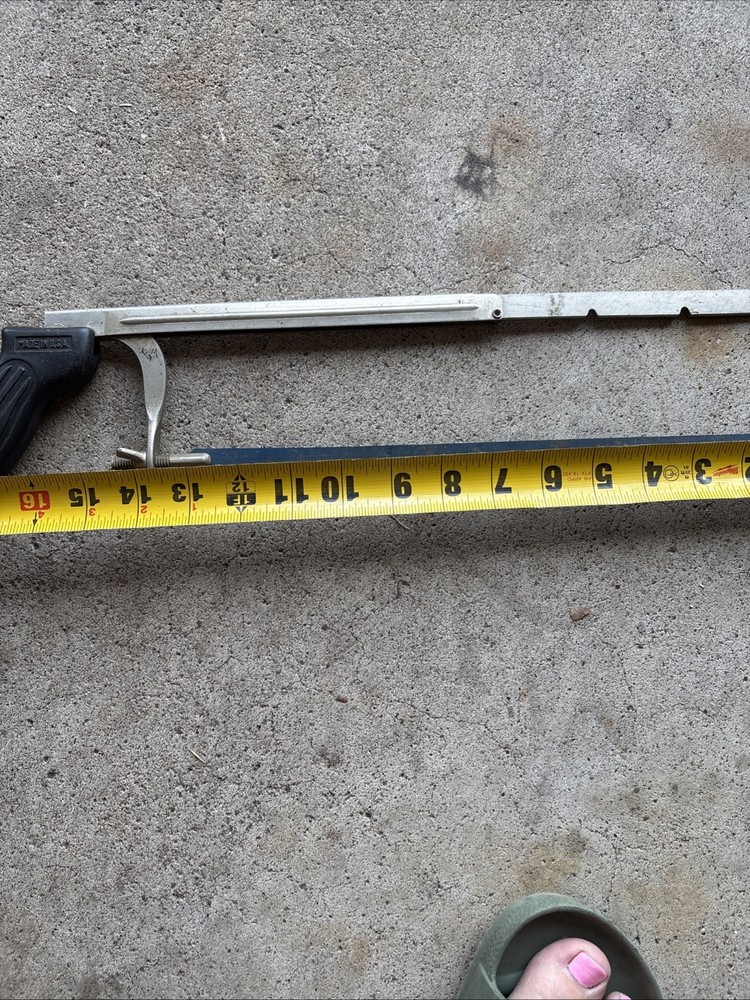 Vintage Adjustable Hack Saw USA Rubber Handle