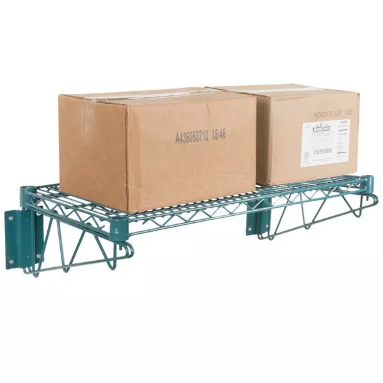 14x36 NSF Green Epoxy Wire Wall Shelf Commercial / Estante Pared Restaurante