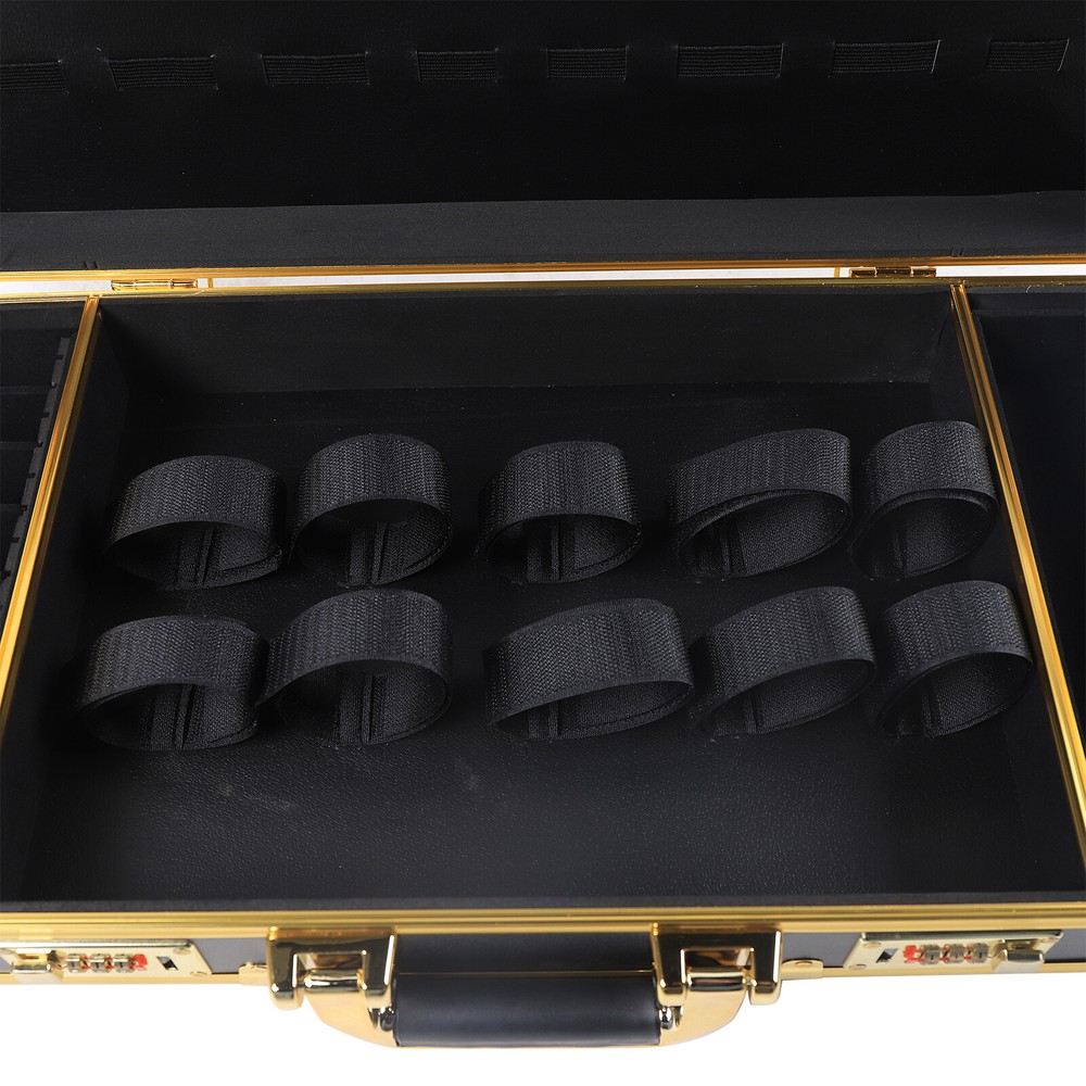 Portable Barber Organizer Case with Security Lock and Stylish Design