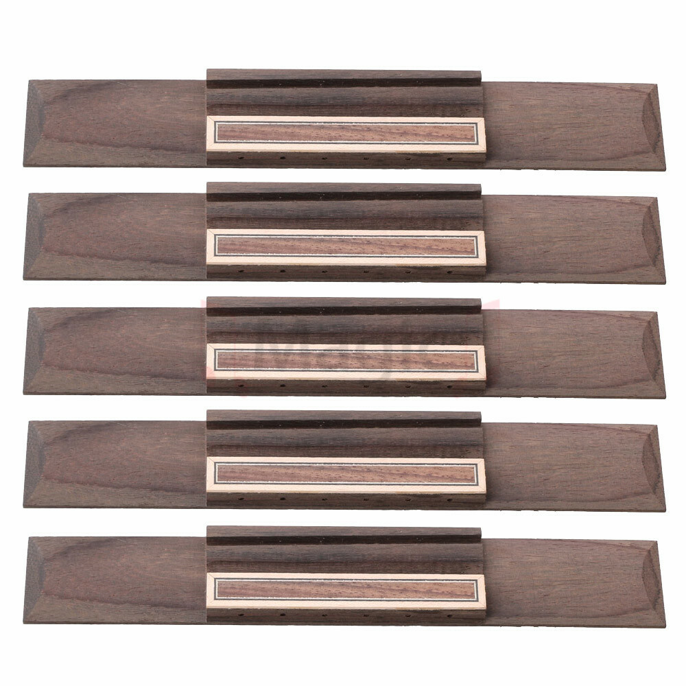5pcs Indian Rosewood Classical Guitar Bridge for 6 string 39" Classical Guitar
