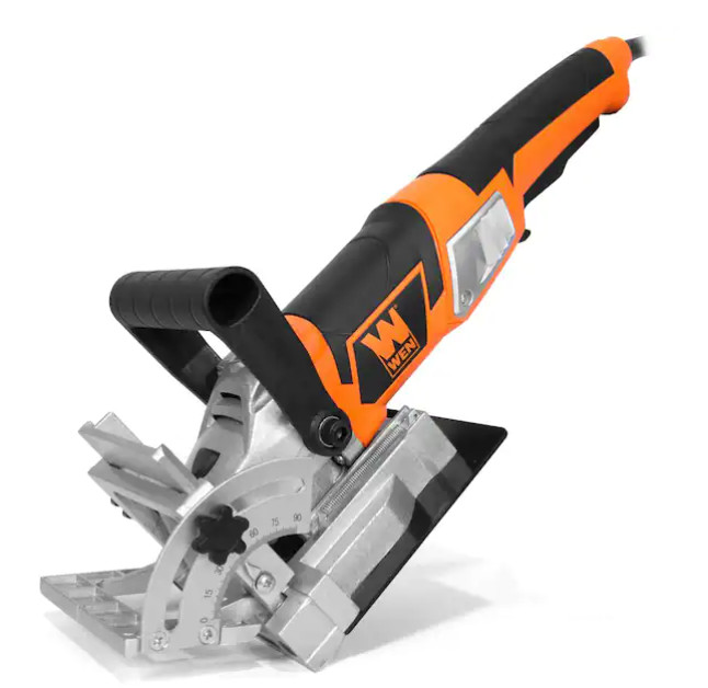 Plate & Biscuit Joiner 8.5 Amp W/ Case And Biscuits Adjustable Depth Stops