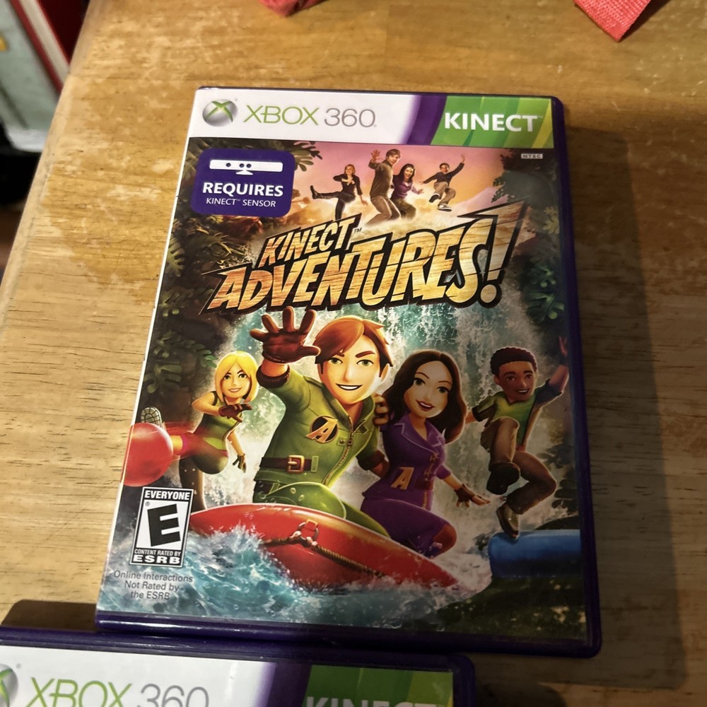 Xbox 360 Kinect Sensor Bar Only - Black W/ 3 Games!