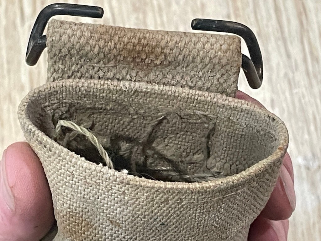 WWI M1917 Bolo Knife Scabbard US USGI sheath 1918 A-K-CO Canvas Leather R.H.S.