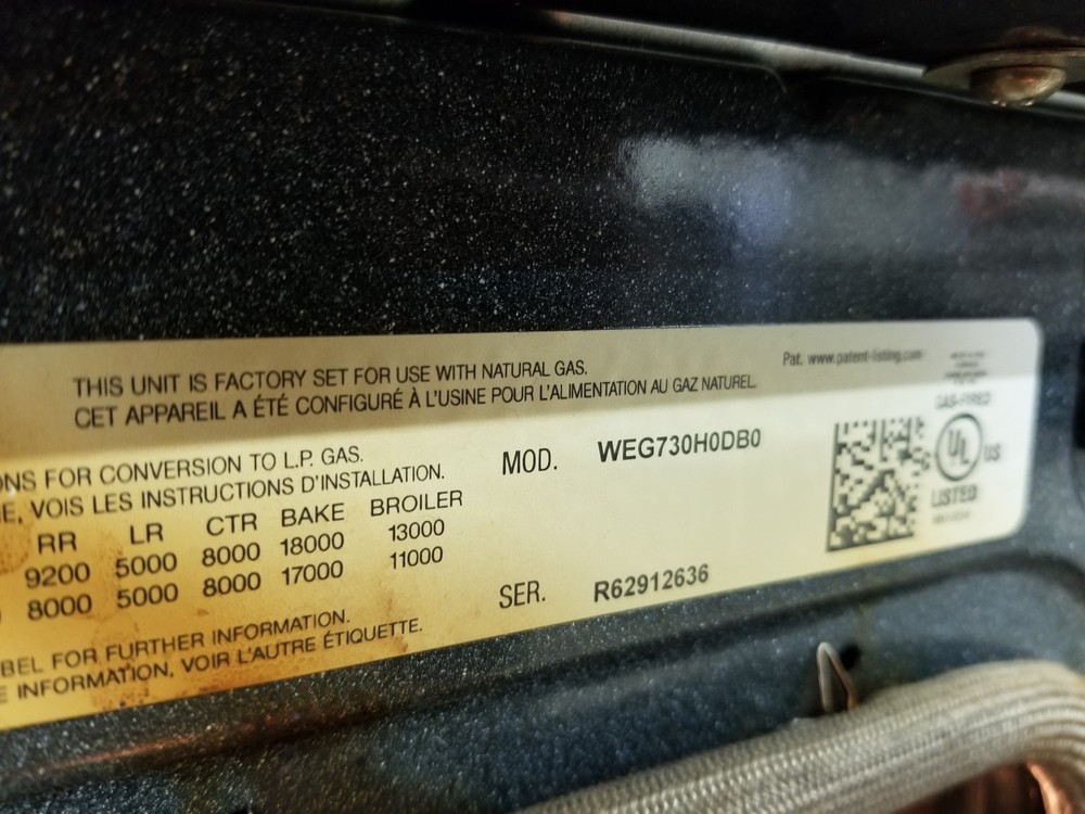 Genuine WHIRLPOOL Range Oven Control Board # W10759289