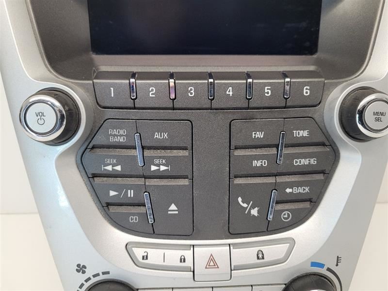 2011 Chevrolet Equinox Radio Control Panel w Temperature Controls 22766841