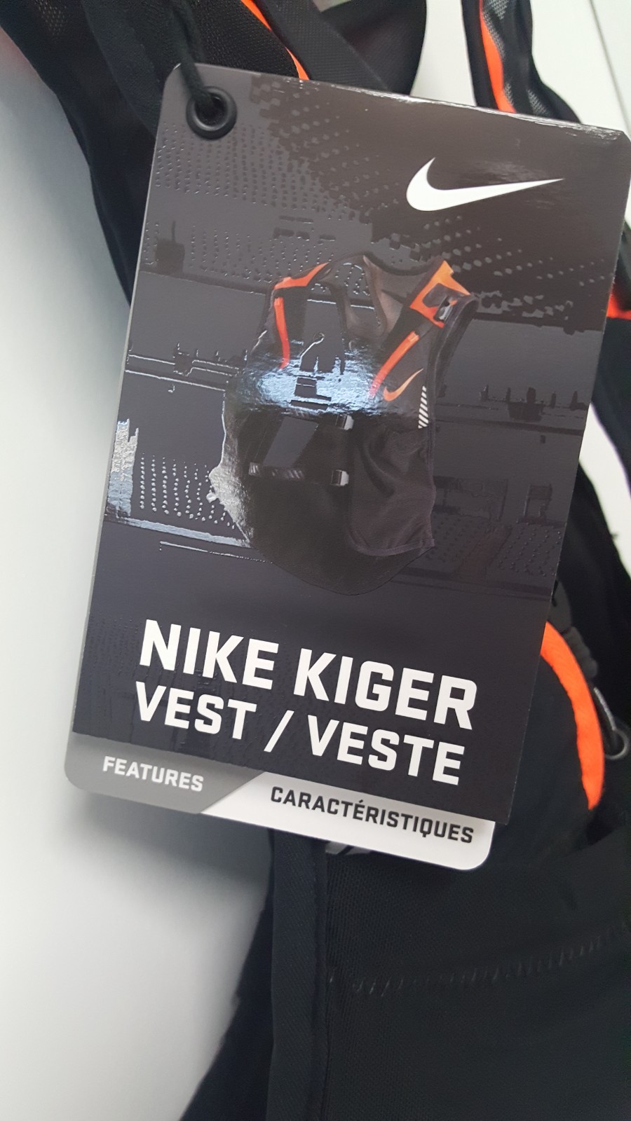 Nike Unisex Kiger Vest Adjustable Form-Fitting Trail Hiking/Running 82883 Large