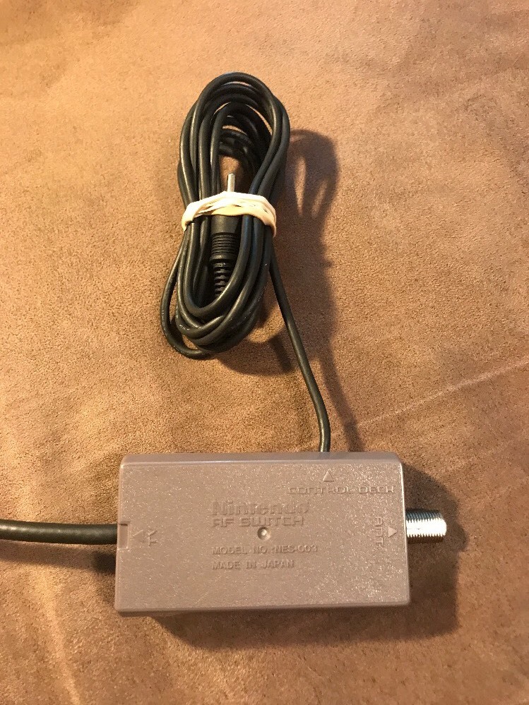 Official Nintendo Nes RF Switch Audio Video Adapter! ~ Fast Shipping! Authentic!