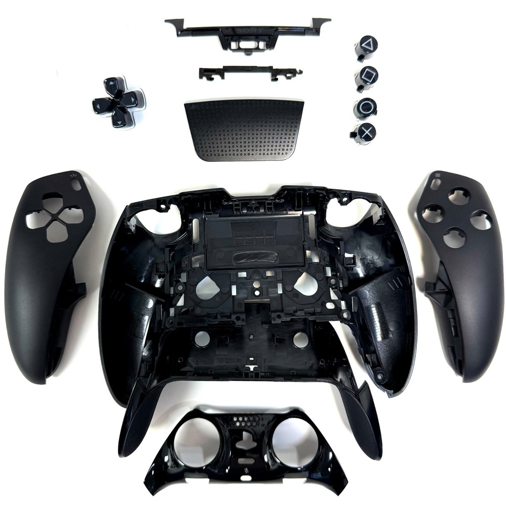 Original OEM Full Set Shell Buttons Replacement for PS5 DualSense Edge Black
