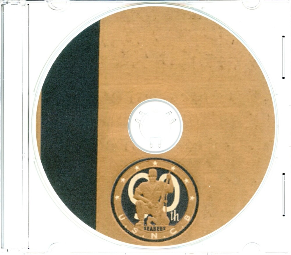 Seabees NCB 90th Naval Construction CB Battalion Log WWII CD RARE